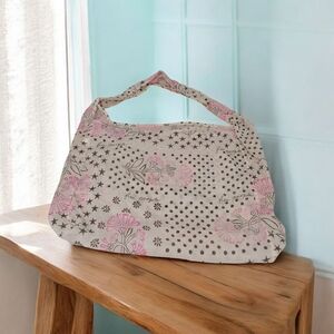 FREE PEOPLE Gauzy Reusable Tote Bag Boho Shopper Market Sling